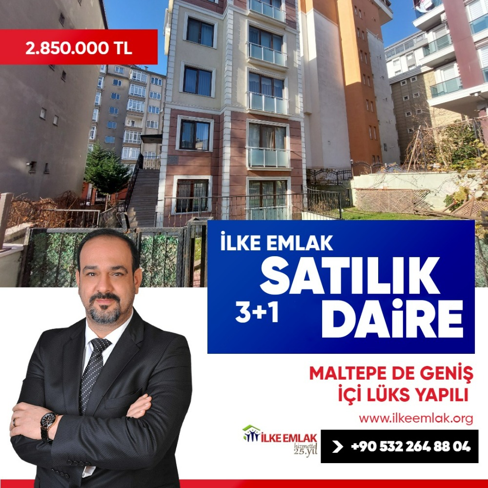  İstanbul Maltepe Altıntepe | Mahallesi'nde Satılık 2+1 Lüks Site Dairesi