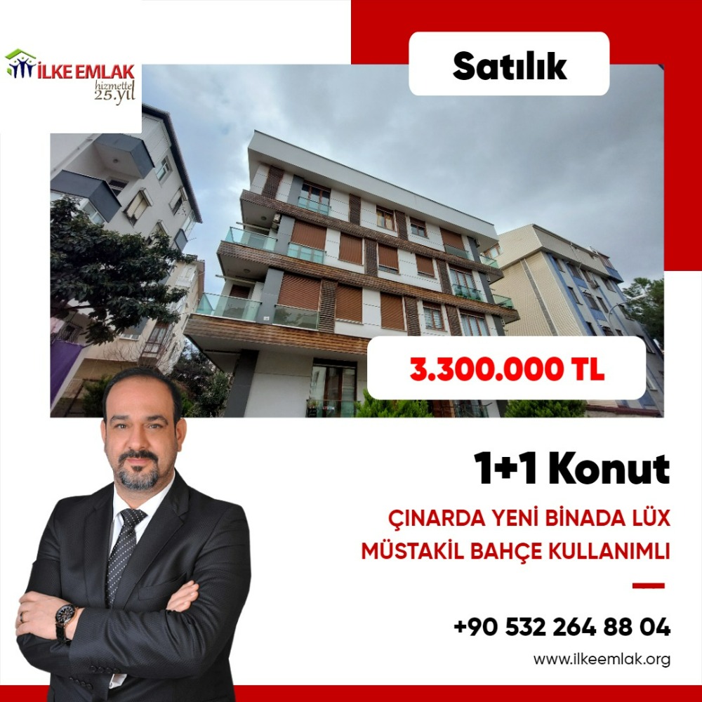  Küçükyalıda Çınar'da | Hayallerinizdeki Yuva Sizi Bekliyor: |Sıfır Binada Satılık Daire 2+1 Fırsat!